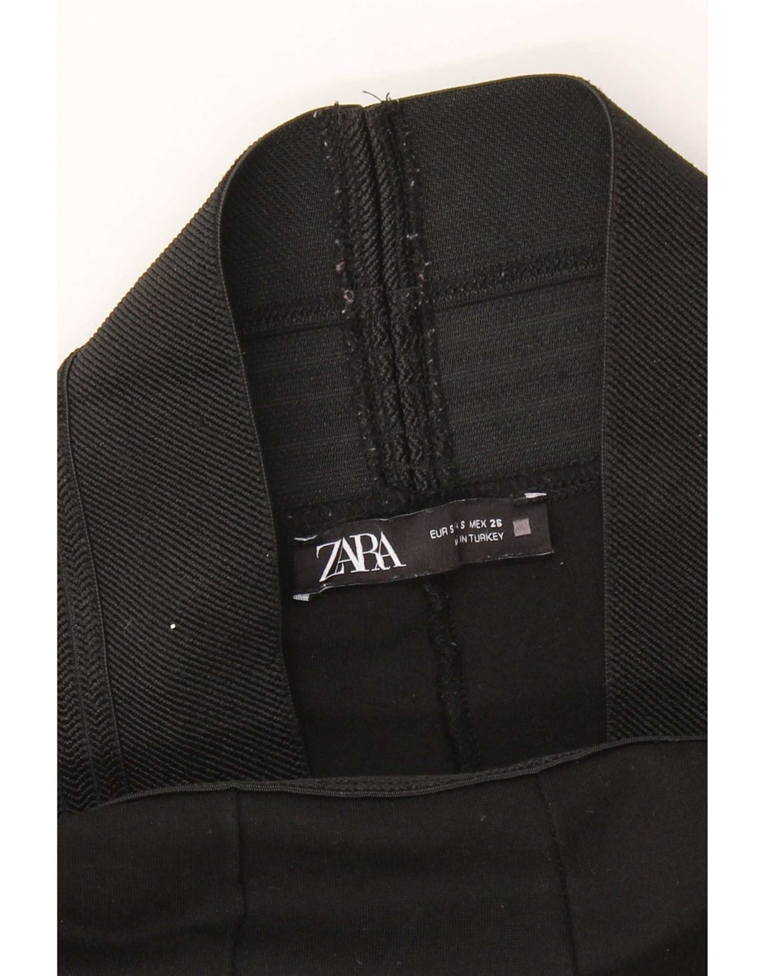 Leggings Zara da donna piccoli in viscosa nera
