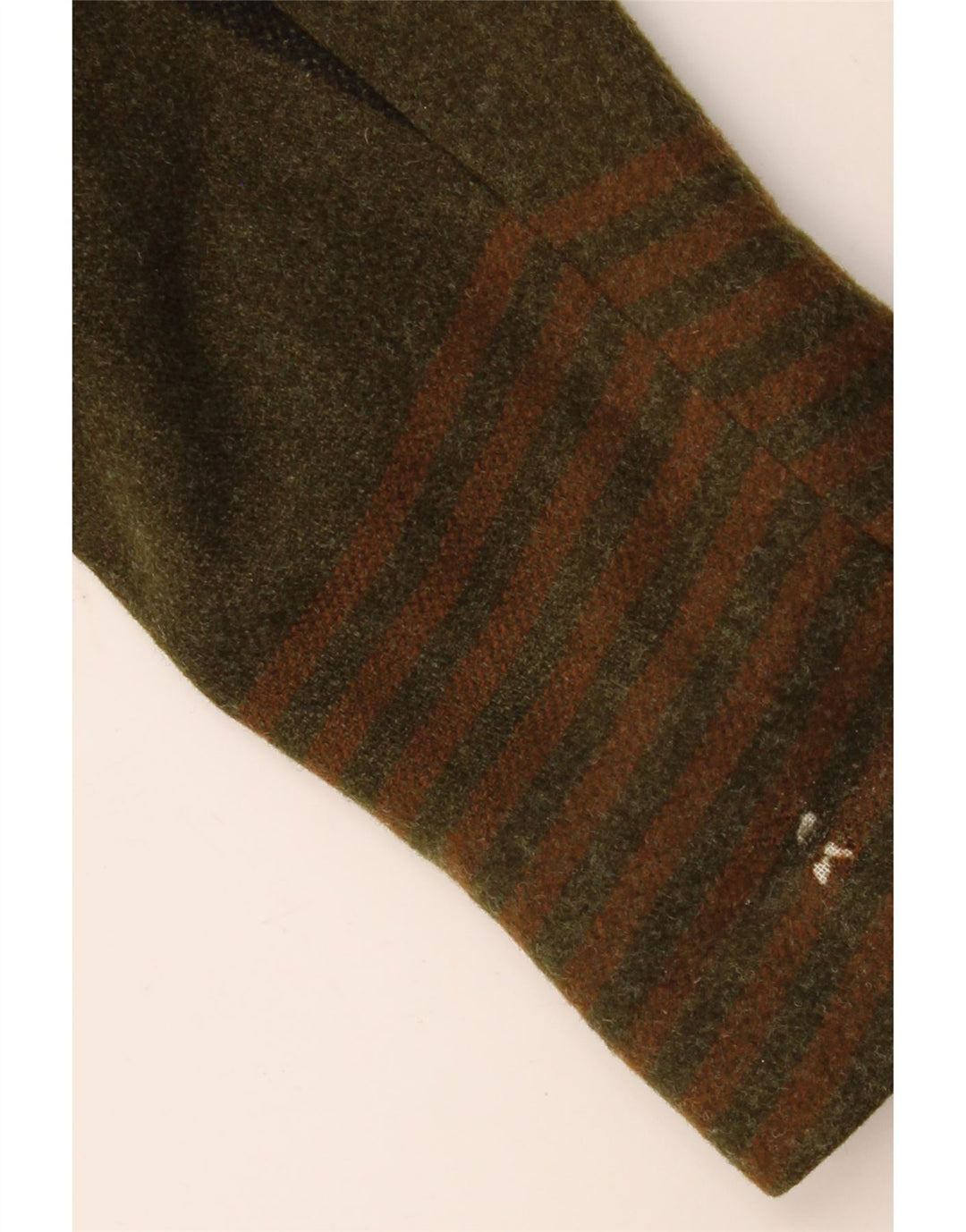 Giacca blazer a 2 bottoni da donna Resi Hammerer IT 44 lana a quadri kaki media