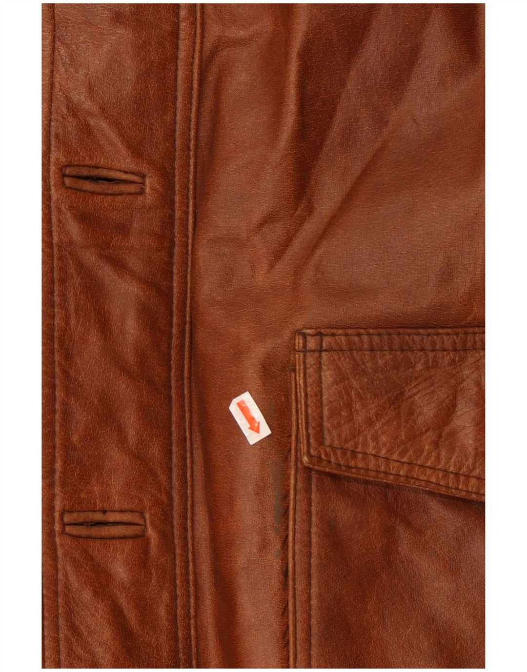 Giacca in pelle da uomo UNION RIVER UK 42 XL Pelle marrone