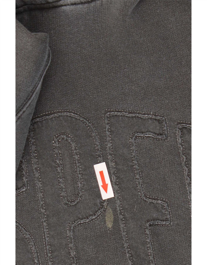 Maglione con cappuccio oversize grafico da donna Marks & Spencer UK 14 medio nero