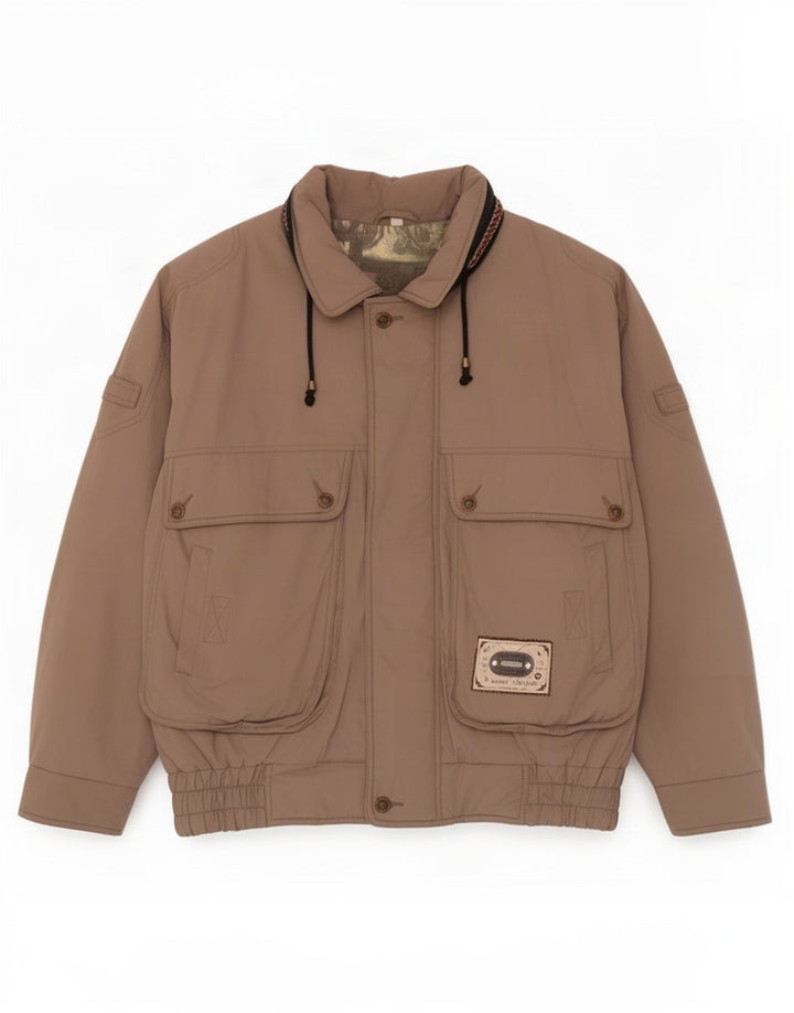 Giacca imbottita da uomo Mark Astor IT 54 2XL Poliestere beige