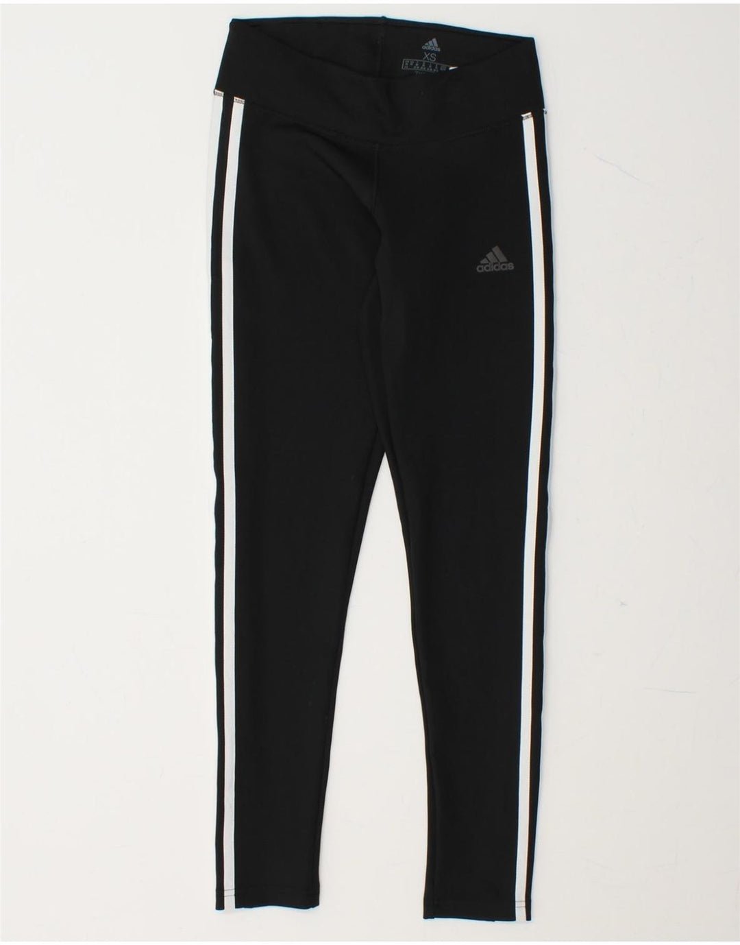 ADIDAS Womens Climalite Leggings UK 4/6 XS  Black Polyester Vintage Adidas and Second-Hand Adidas from Messina Hembry 