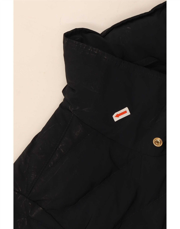 Cappotto imbottito da donna Woolrich UK 16 grande poliestere blu navy