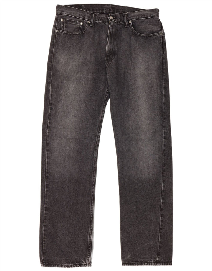 Jeans dritti da uomo Levi's W33 L32 cotone nero