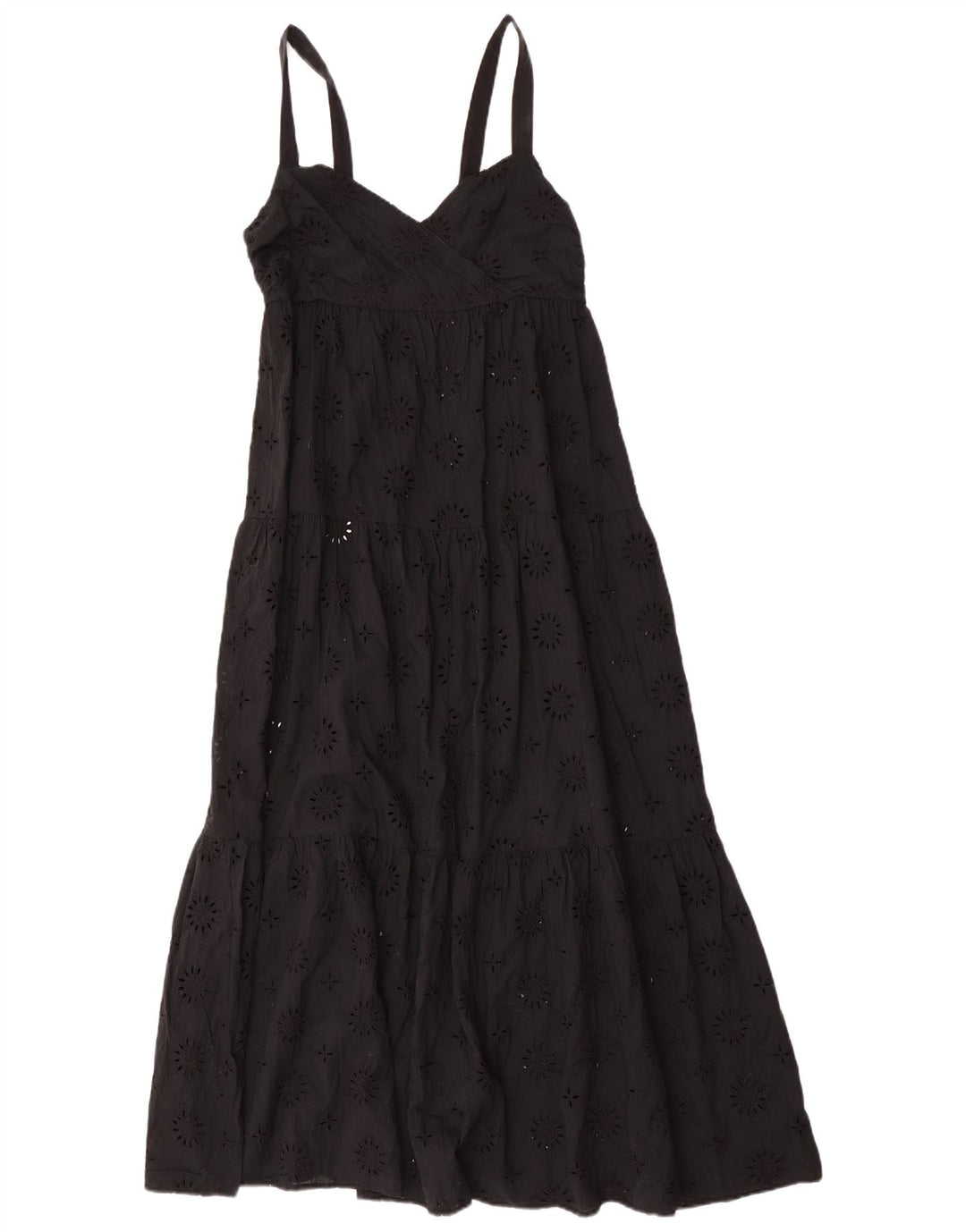 Vestito lungo senza maniche da donna Zara UK 12 medio nero
