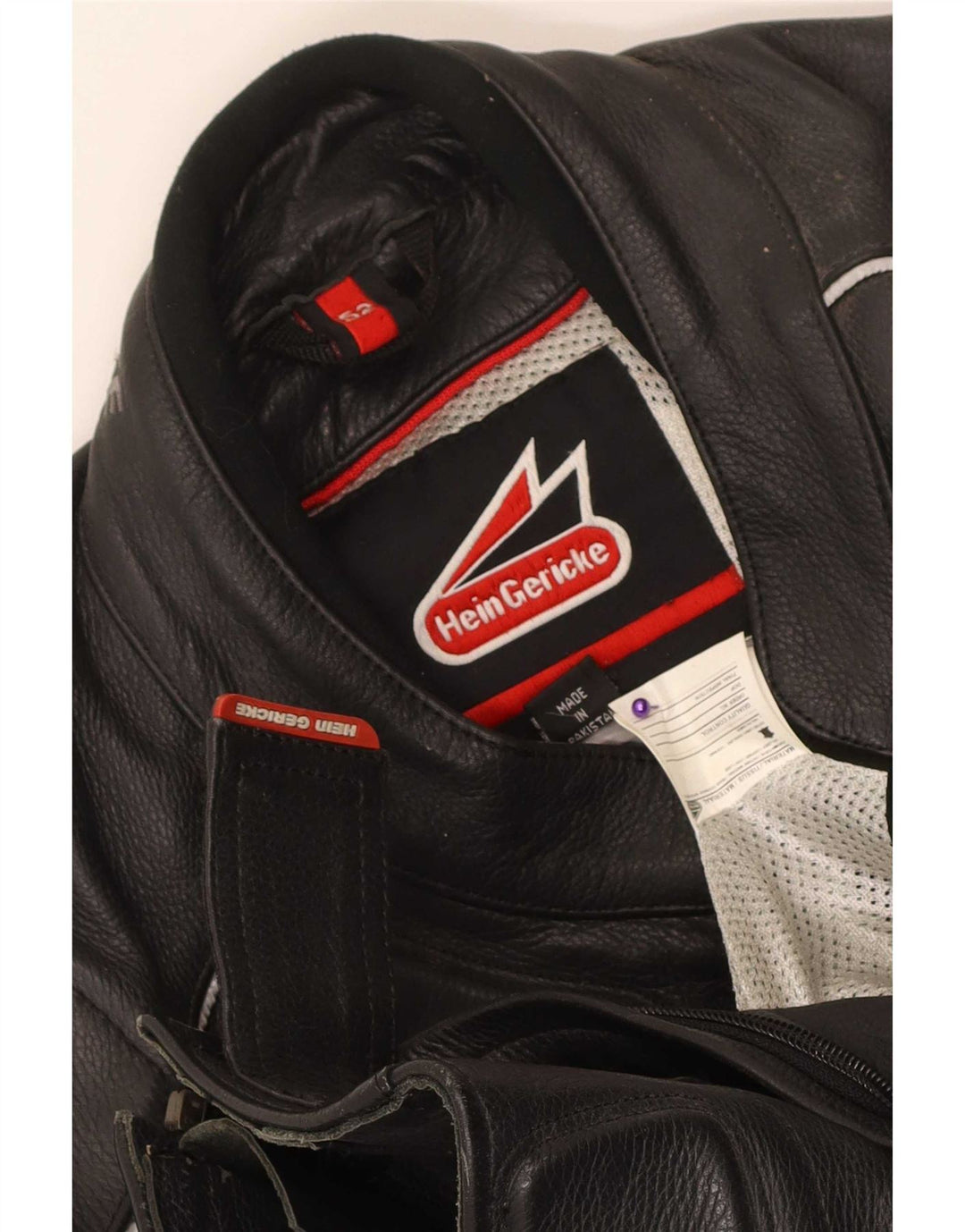 Giacca da motociclista in pelle da donna Hein Gericke EU 52 Large in pelle nera