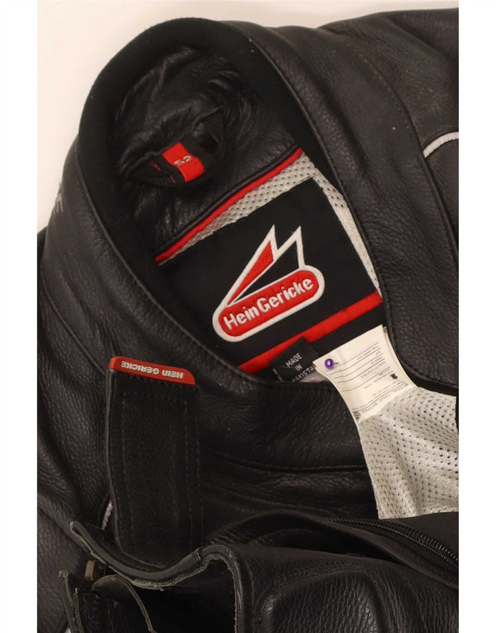 Giacca da motociclista in pelle da donna Hein Gericke EU 52 Large in pelle nera