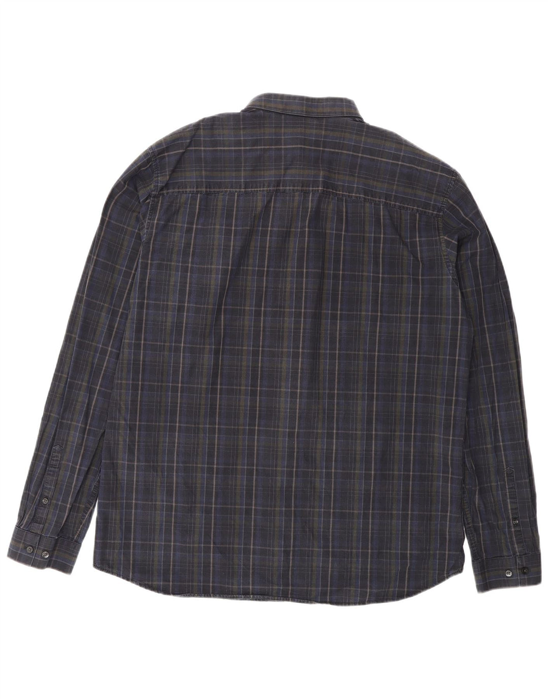 Camicia da uomo Jack & Jones XL in cotone a quadri blu navy