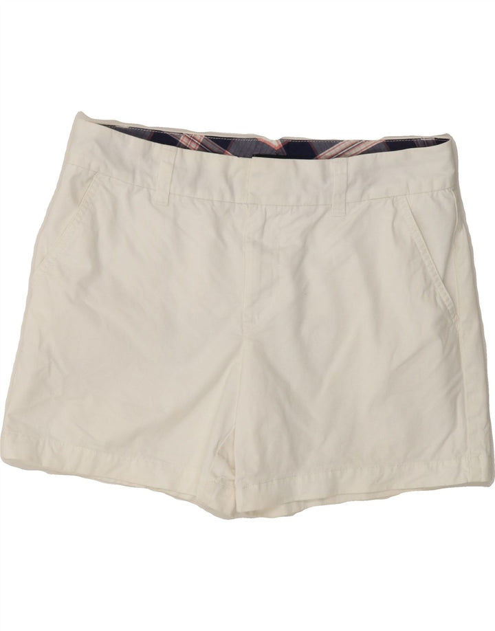 TOMMY HILFIGER Womens Chino Shorts US 6 Medium W30  White Cotton Vintage Tommy Hilfiger and Second-Hand Tommy Hilfiger from Messina Hembry 