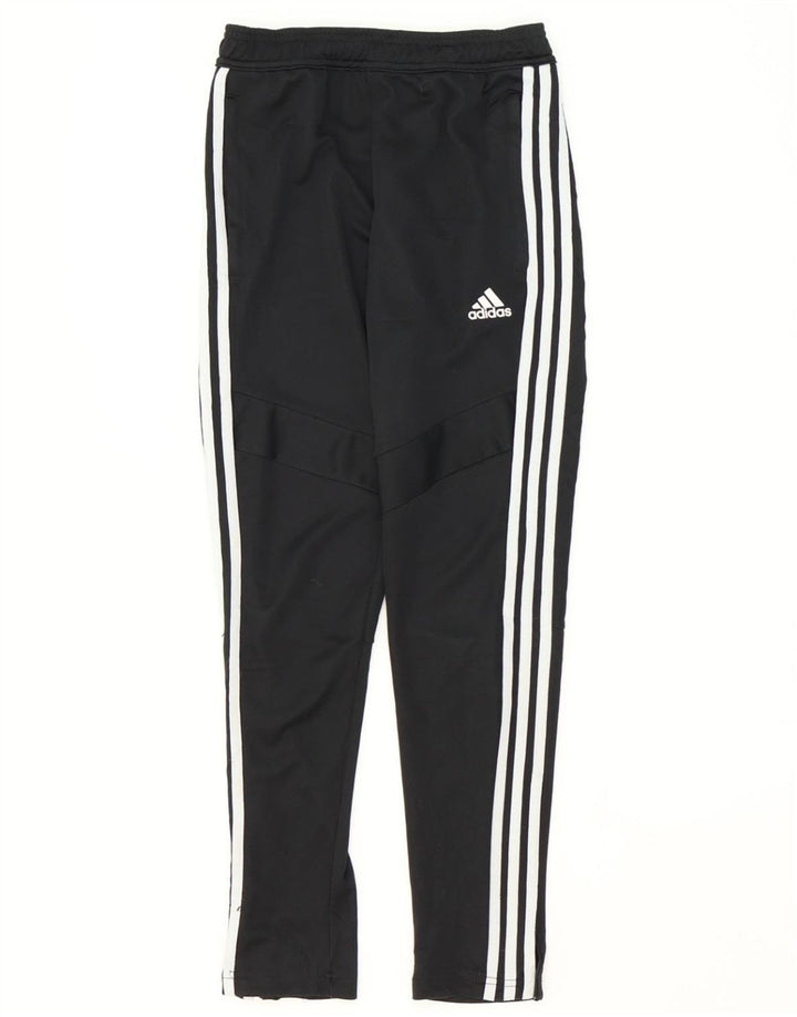 ADIDAS Boys Climacool Tracksuit Trousers 11-12 Years  Black Polyester Vintage Adidas and Second-Hand Adidas from Messina Hembry 