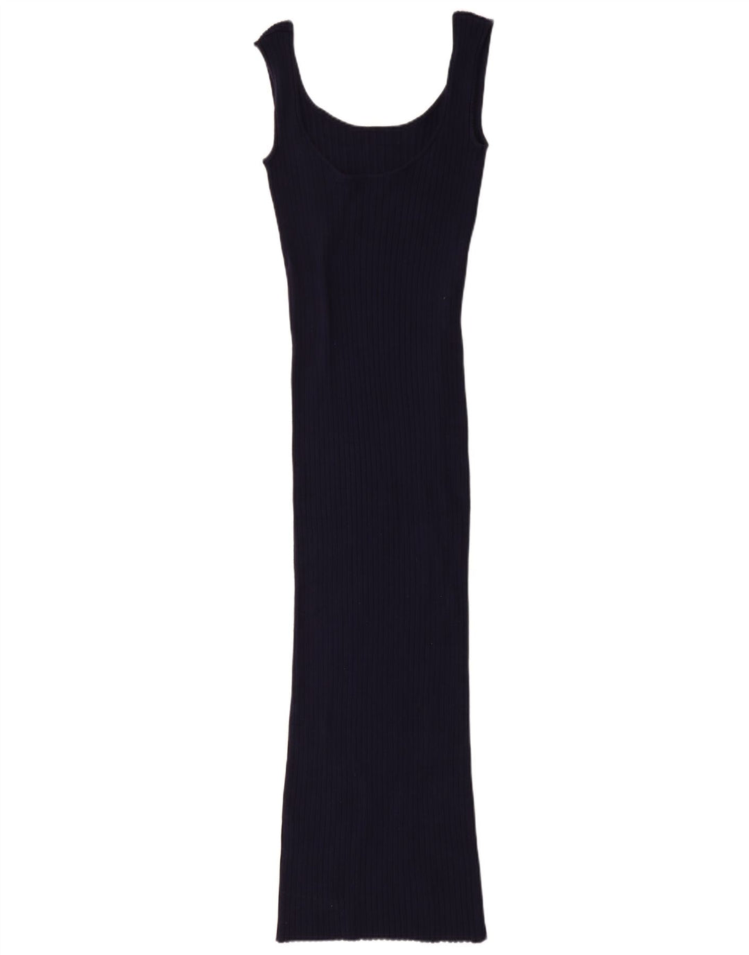 ZARA Womens Sleeveless Jumper Dress UK 12 Medium Navy Blue