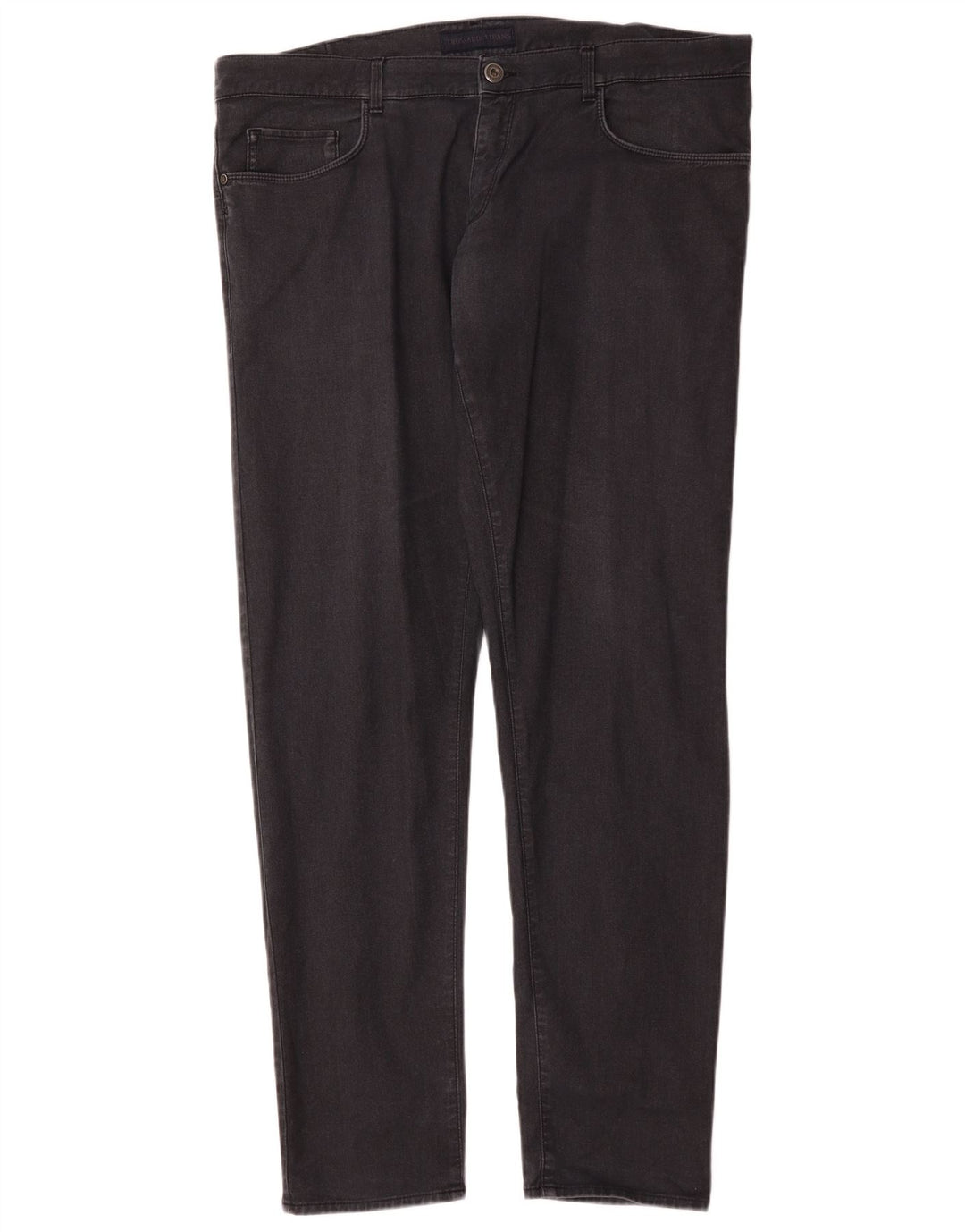 Jeans Slim Uomo Trussardi W42 L35 Cotone Nero
