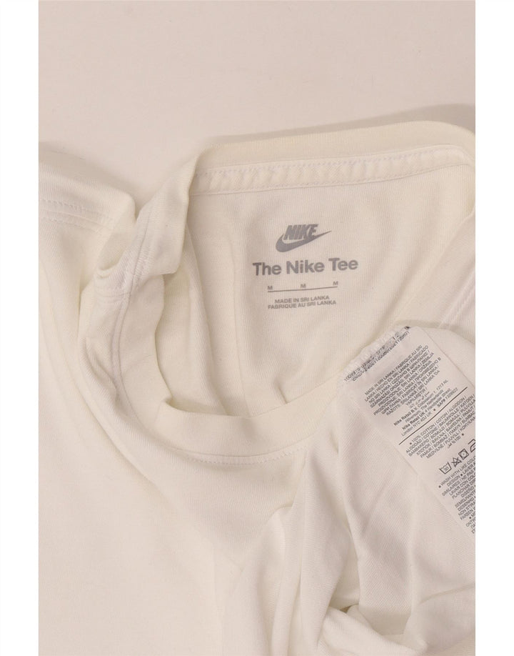 T-shirt da uomo Nike Top in cotone bianco medio