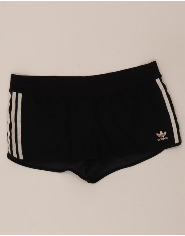 Pantaloncini sportivi Adidas da donna UK 14 medio cotone nero