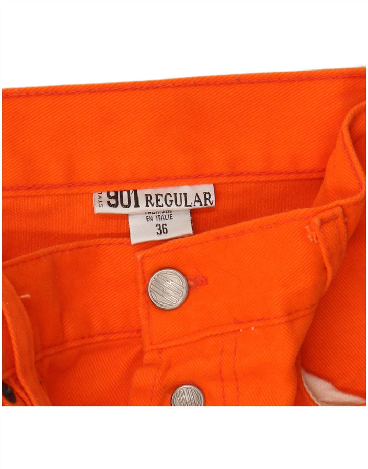 Pantaloncini casual da uomo Replay W36 Large in cotone arancione