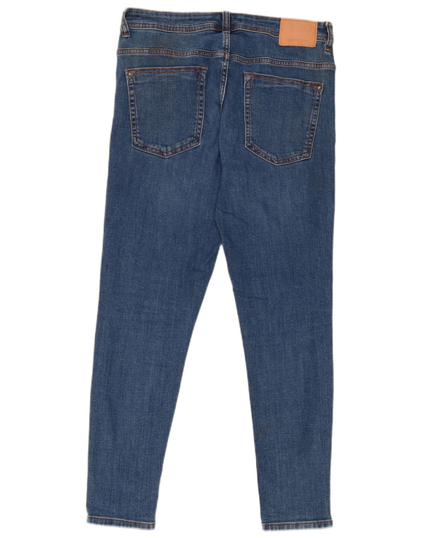 Jeans skinny da donna Zara EU 42 Large W32 L27 Cotone blu
