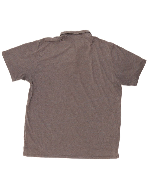Polo HURLEY da uomo Dri Fit XL in cotone grigio