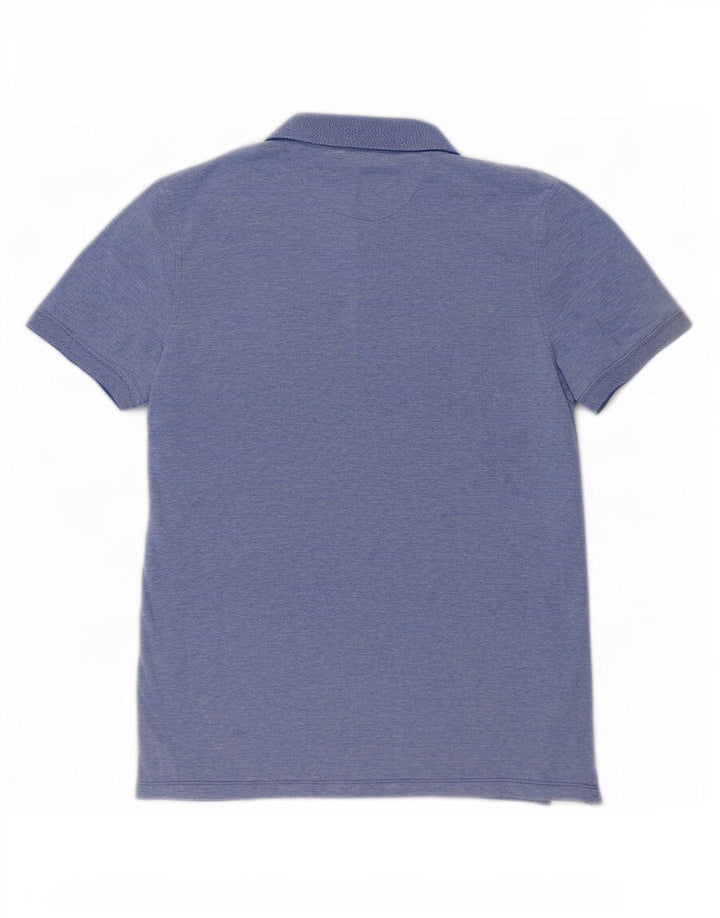 Polo da uomo Wrangler in cotone blu medio