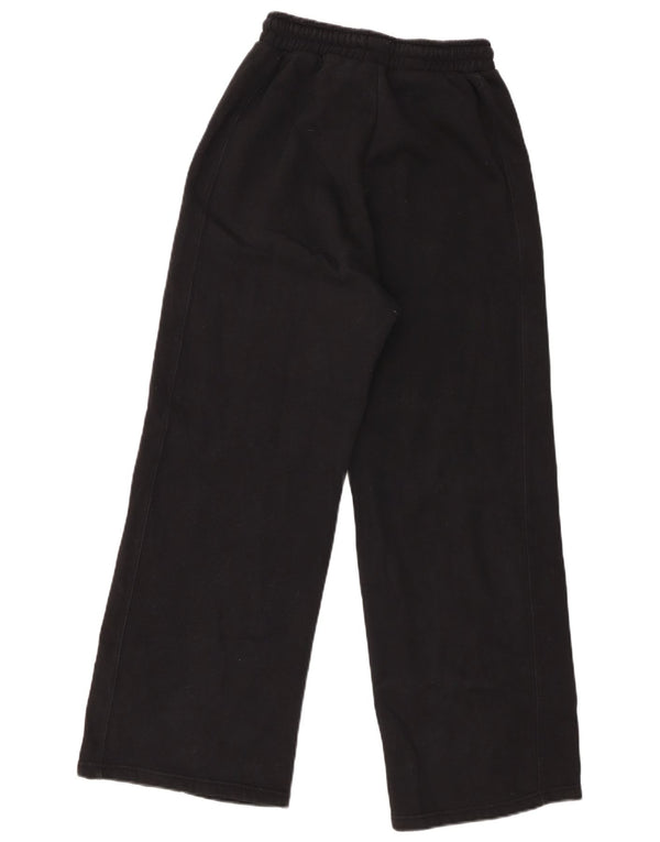 Pantaloni da tuta da donna Zara a gamba larga UK 8 piccoli in cotone nero