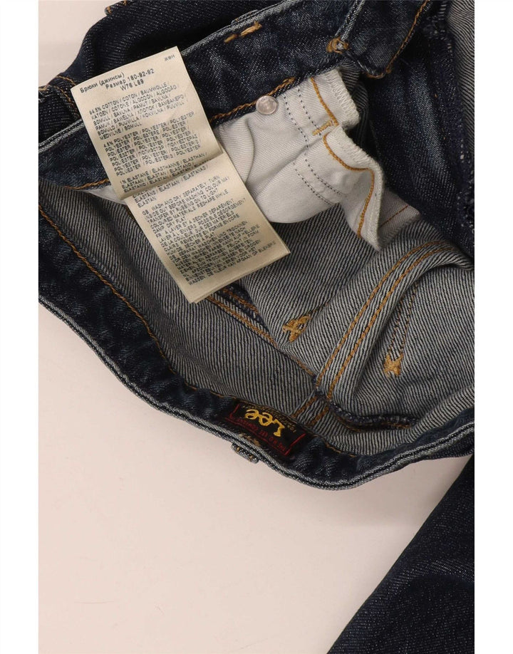 Jeans dritti Carol da donna Lee W30 L35 cotone blu navy