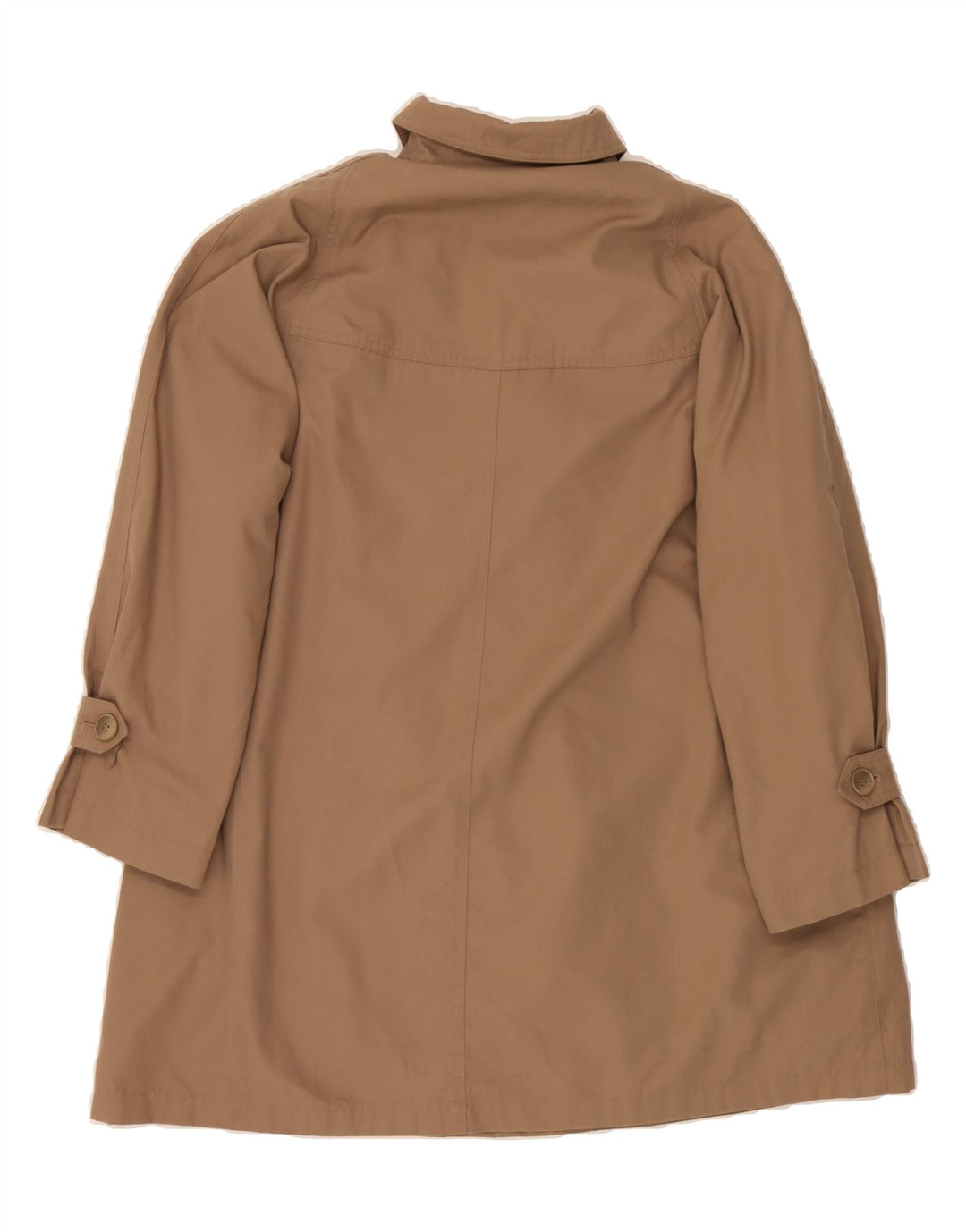 LONDON FOG Womens Overcoat US 12 Large Beige Cotton Vintage London Fog and Second-Hand London Fog from Messina Hembry 