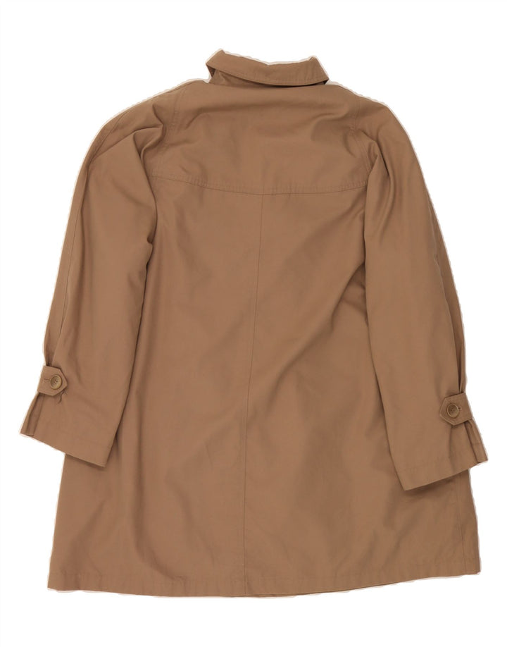 LONDON FOG Womens Overcoat US 12 Large Beige Cotton Vintage London Fog and Second-Hand London Fog from Messina Hembry 