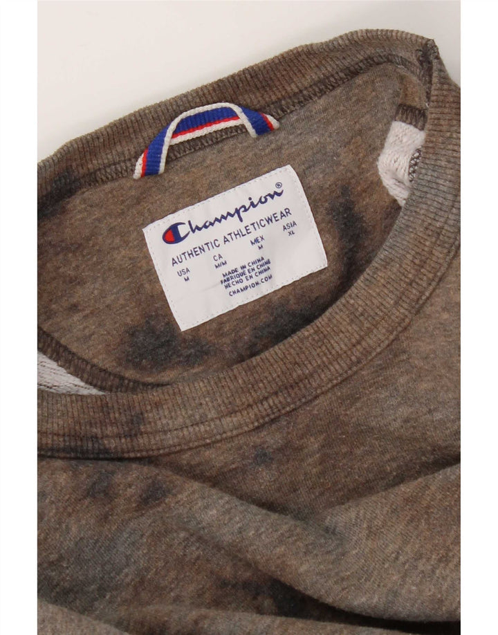 Champion Felpa da uomo Maglione Marrone medio Tie Dye