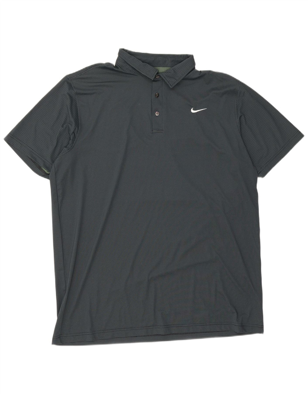 Polo Nike da uomo Dri Fit 4XL poliestere maculato verde