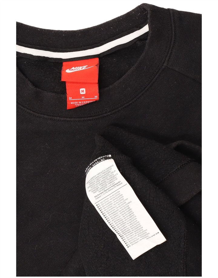 Felpa Nike Uomo Maglia Media Cotone Nero
