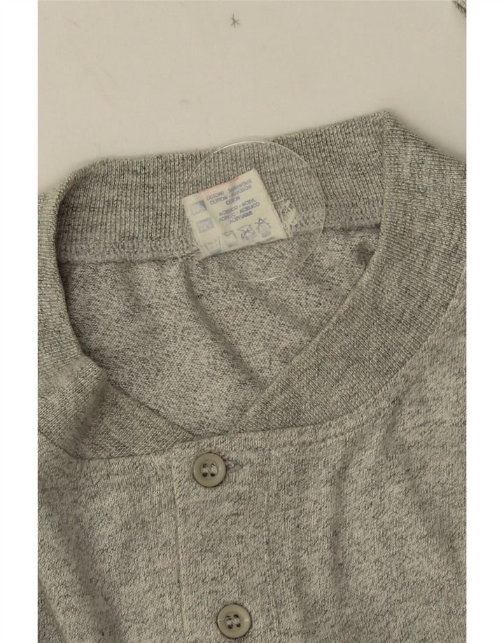 T-shirt da uomo CHAMPION Top XL in cotone grigio