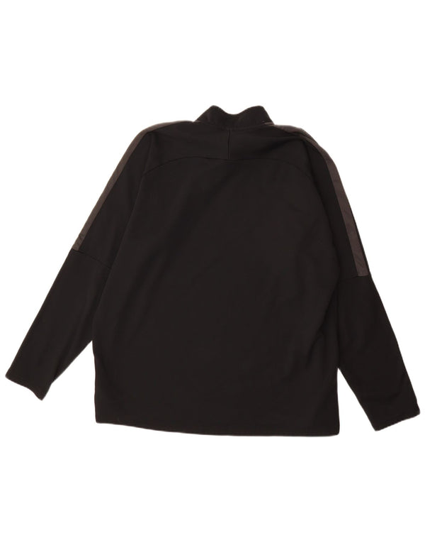Top della tuta pullover con zip grafica Nike Dri Fit da uomo XL nera