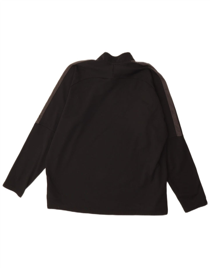 Top della tuta pullover con zip grafica Nike Dri Fit da uomo XL nera