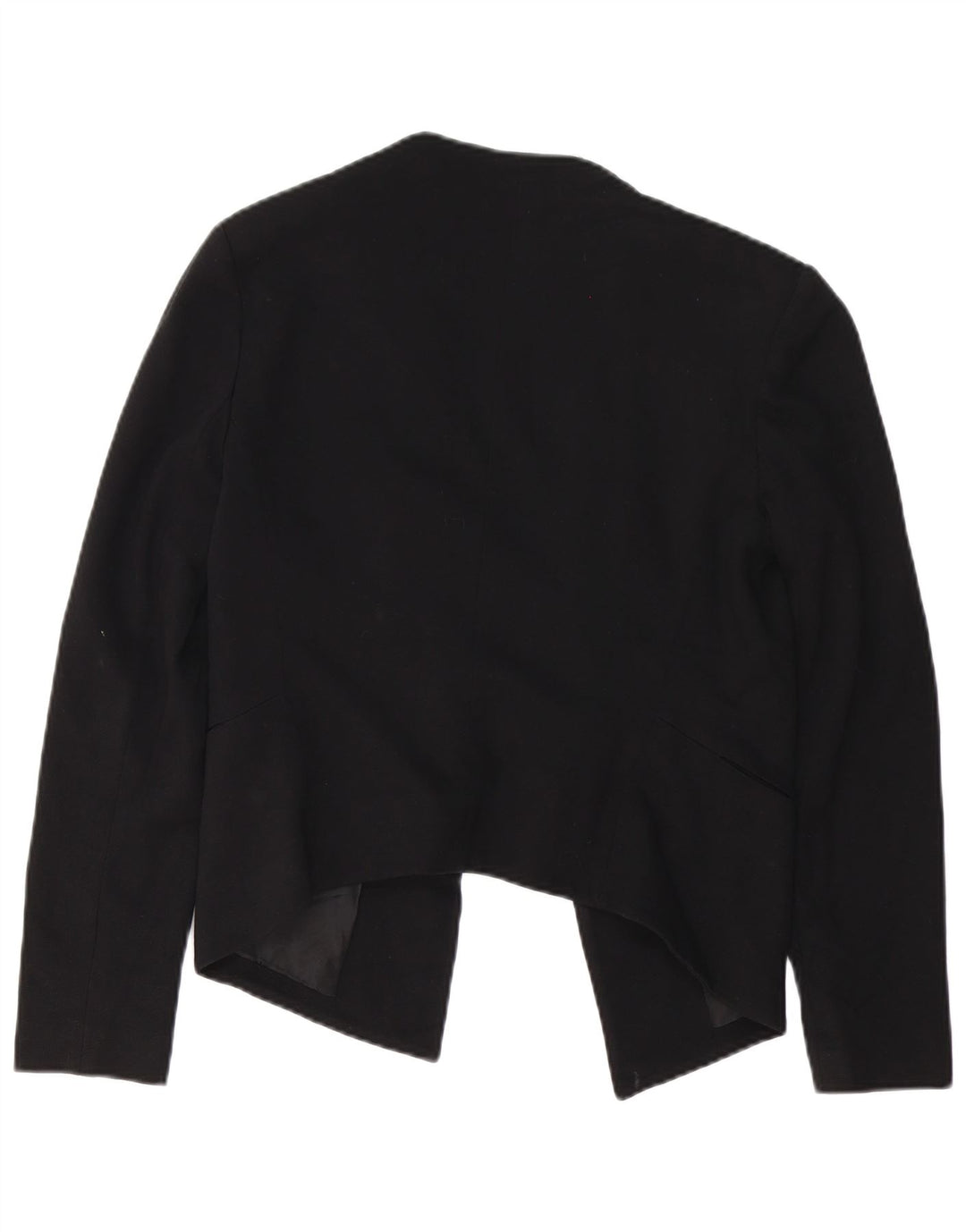 Giacca blazer oversize aperta da donna Topshop UK 10 piccola viscosa nera