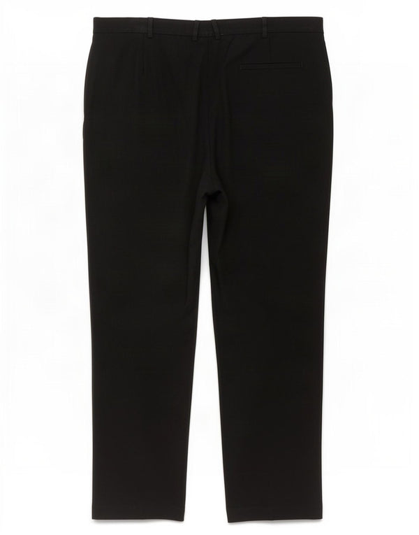 Pantaloni chino a vita alta da donna Marks & Spencer UK 20 2XL W38 L28 Nero
