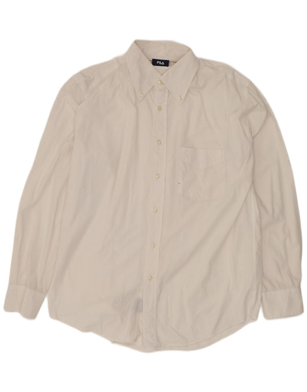 Camicia Fila Uomo Large Cotone Bianco