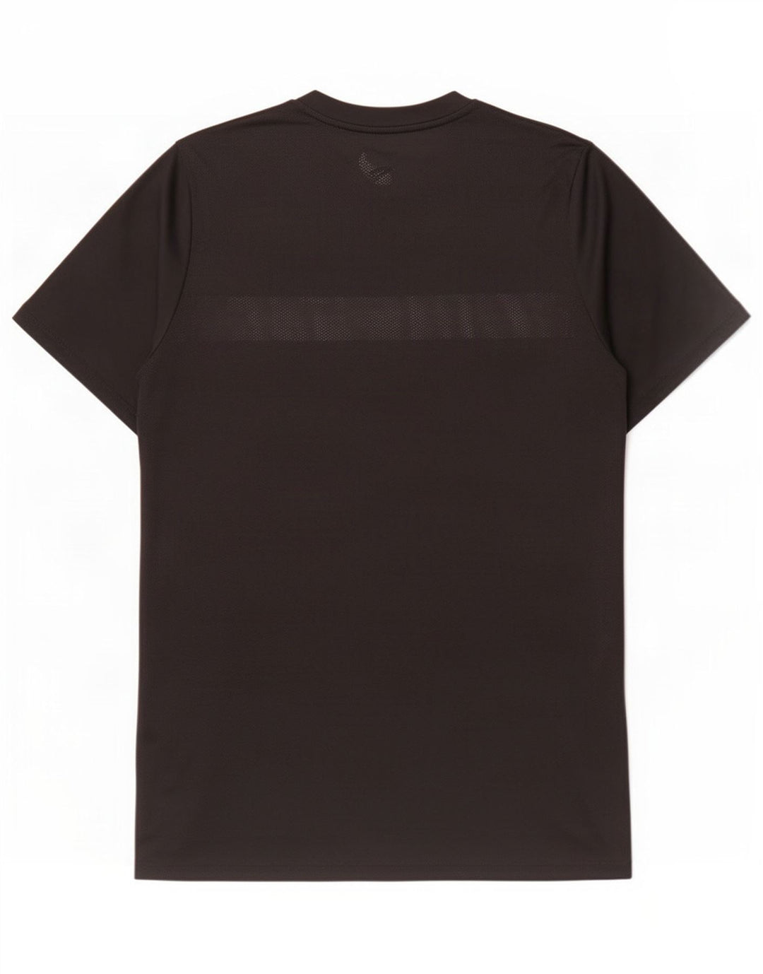 T-shirt Nike da uomo Dri Fit, top in poliestere color block medio nero