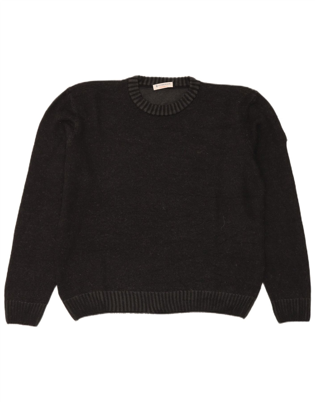 LUMBERJACK Maglione maglione girocollo da uomo 2XL Acrilico grigio