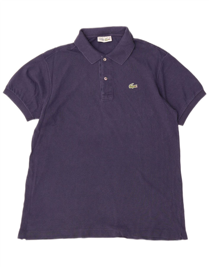 Polo da uomo LACOSTE taglia 5 grande in cotone blu navy