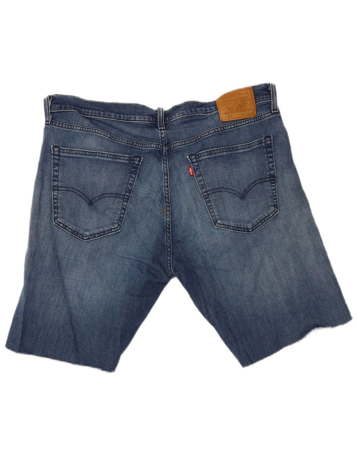 Pantaloncini di jeans Levi's 527 da uomo W36 grandi blu