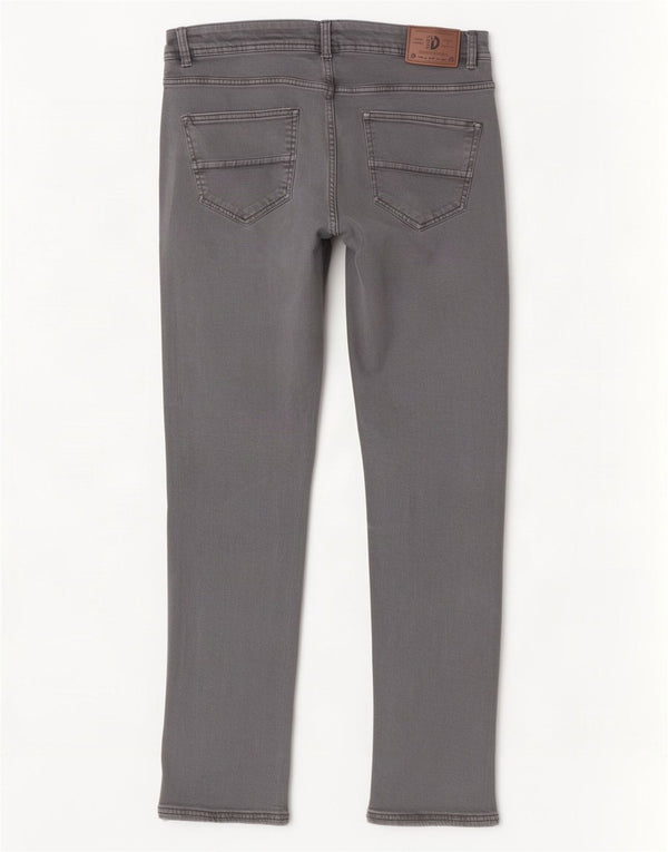 Dack's Mens Slim Jeans IT 52 XL W34 L31 Grey Cotton