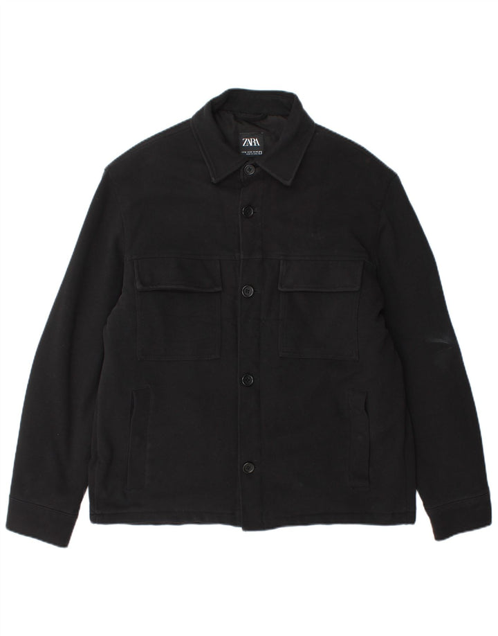 Giubbotto bomber da uomo Zara UK 38 cotone nero medio