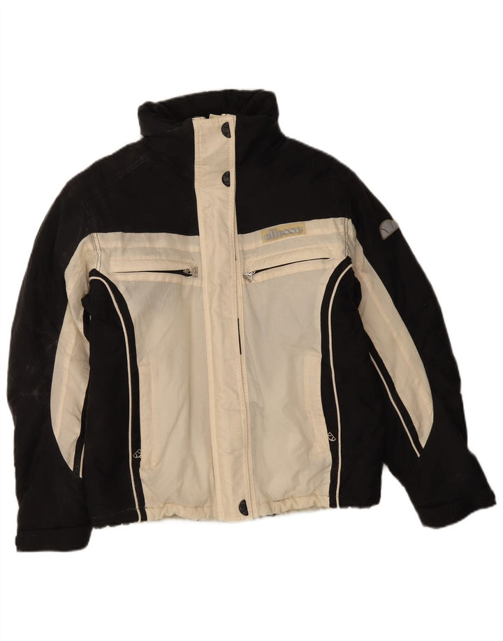 Giacca a vento oversize da donna Ellesse UK 10 Small Black Colourblock