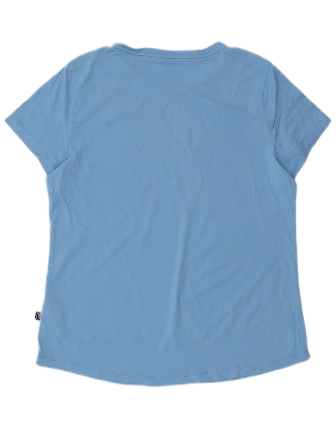 PUMA T-shirt da donna Top UK 16 Large Blu Cotone
