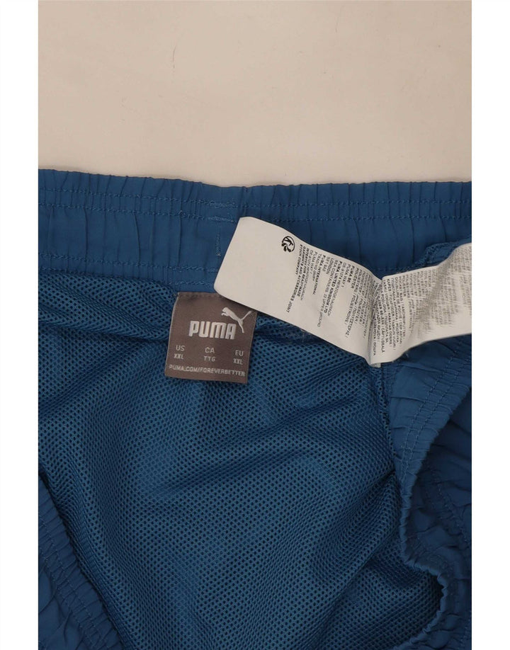 Pantaloncini da bagno da uomo Puma 2XL blu poliestere