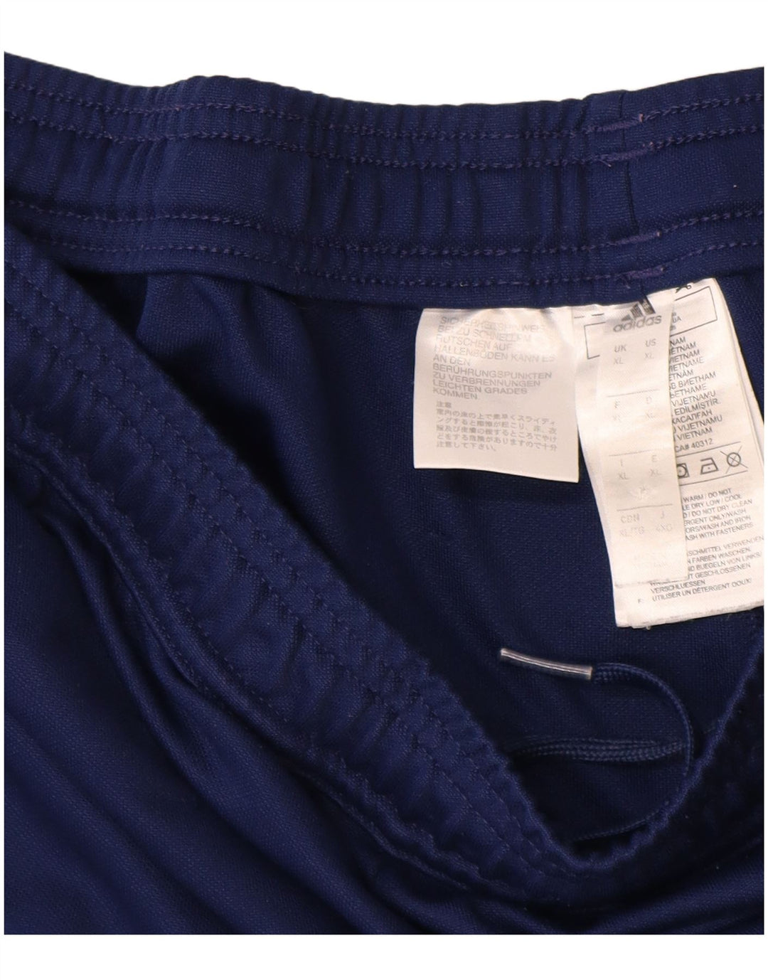 Pantaloni da tuta ADIDAS Aeroready da uomo XL poliestere blu navy