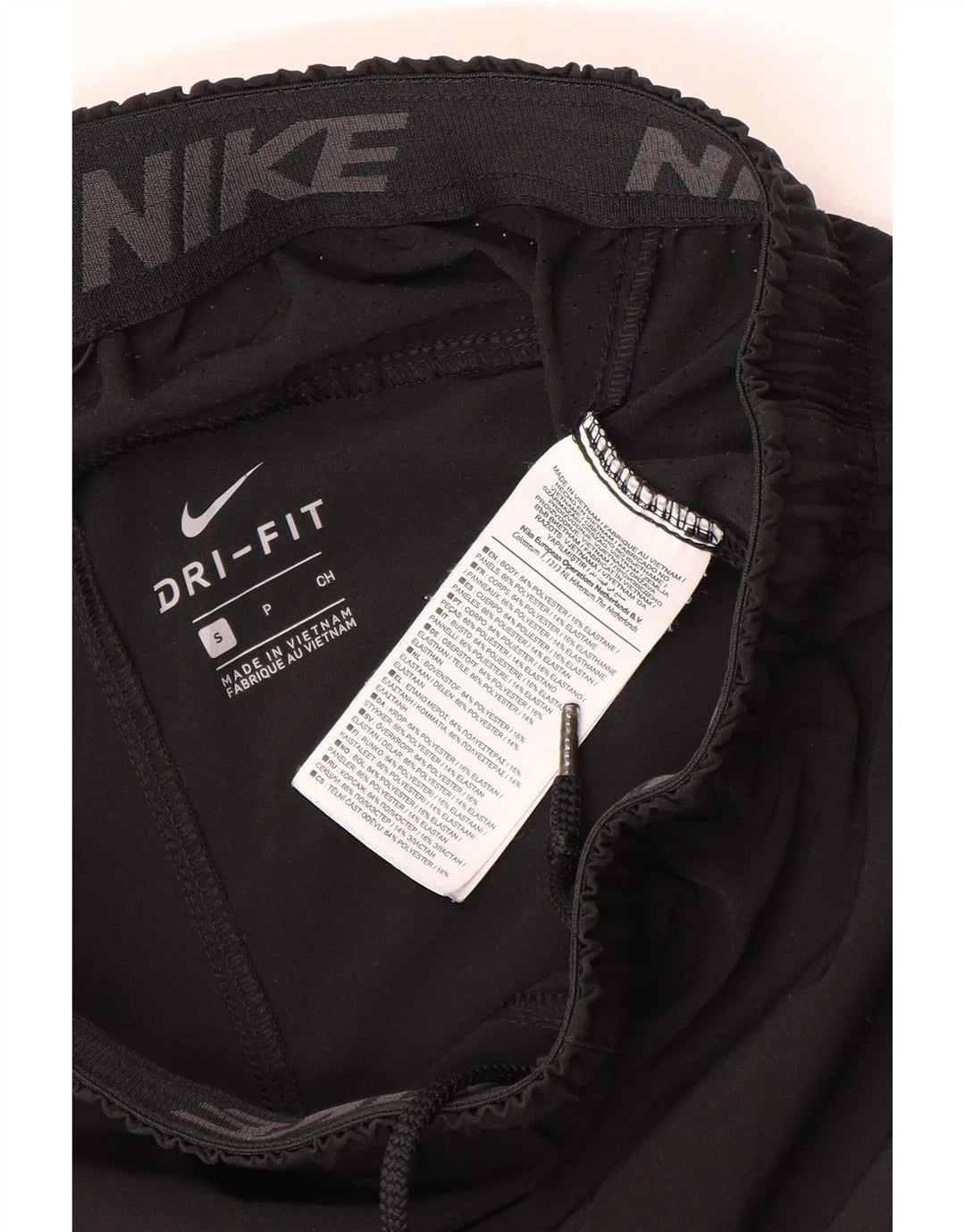 Pantaloncini sportivi Nike Dri Fit Graphic da uomo piccoli in poliestere nero