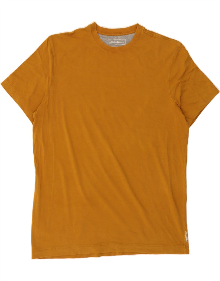 EDDIE BAUER Mens T-Shirt Top Large Brown Cotton Vintage Eddie Bauer and Second-Hand Eddie Bauer from Messina Hembry 