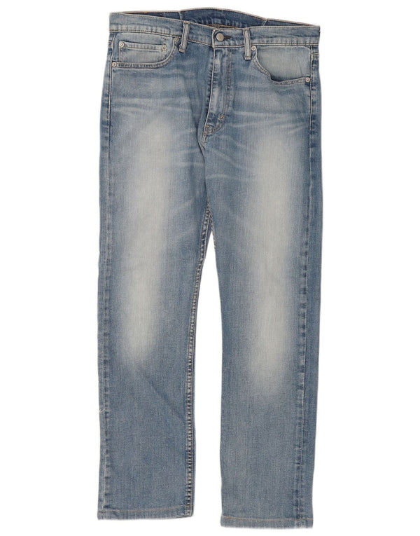 Levi's Uomo 513 Jeans dritti slim W34 L30 Blu