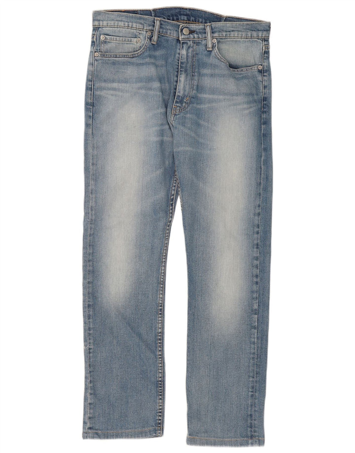 Levi's Uomo 513 Jeans dritti slim W34 L30 Blu