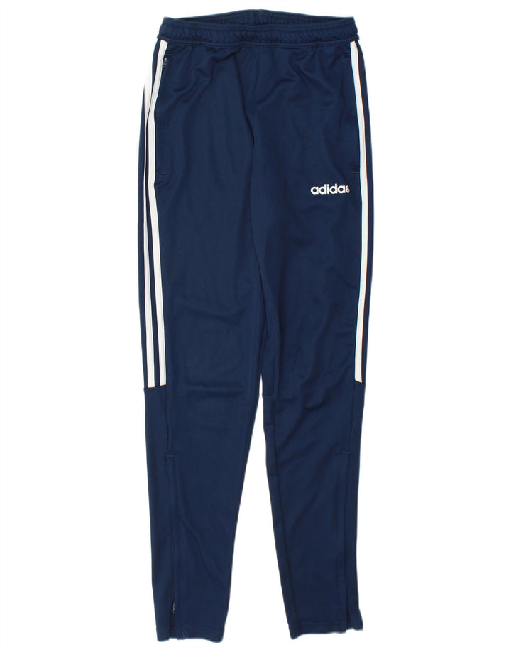 Pantaloni da tuta ADIDAS Aeroready da uomo XS poliestere blu navy